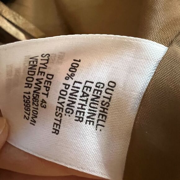 Nordstrom 100% Leather Tan Suede Pant - Picture 6 of 7